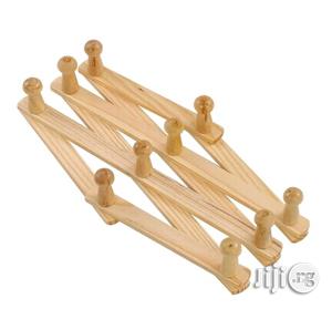 Collapsible Wooden Bag Hanger