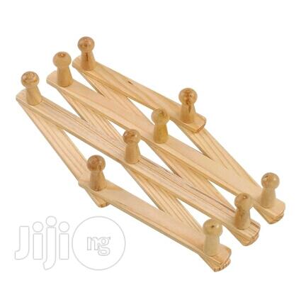 Collapsible Wooden Bag Hanger