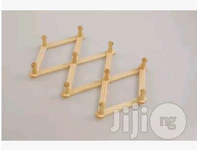 Collapsible Wooden Bag Hanger