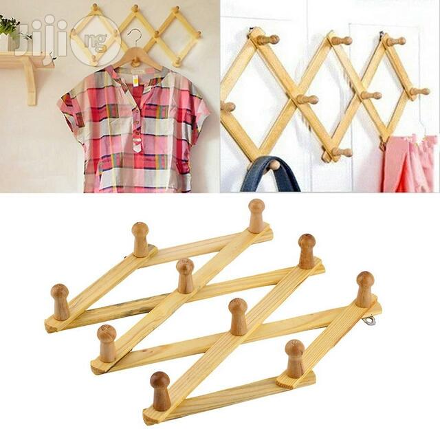 Collapsible Wooden Bag Hanger
