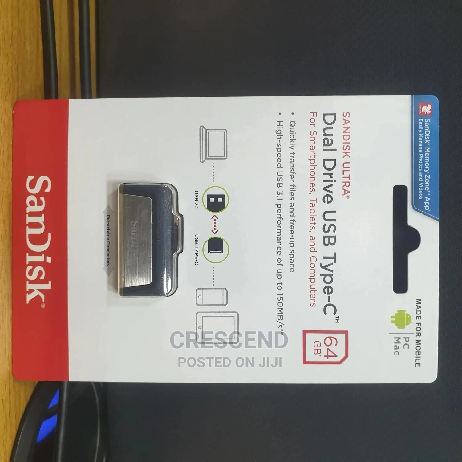 64gb Type-C Otg Flash Drive Usb(Dual)