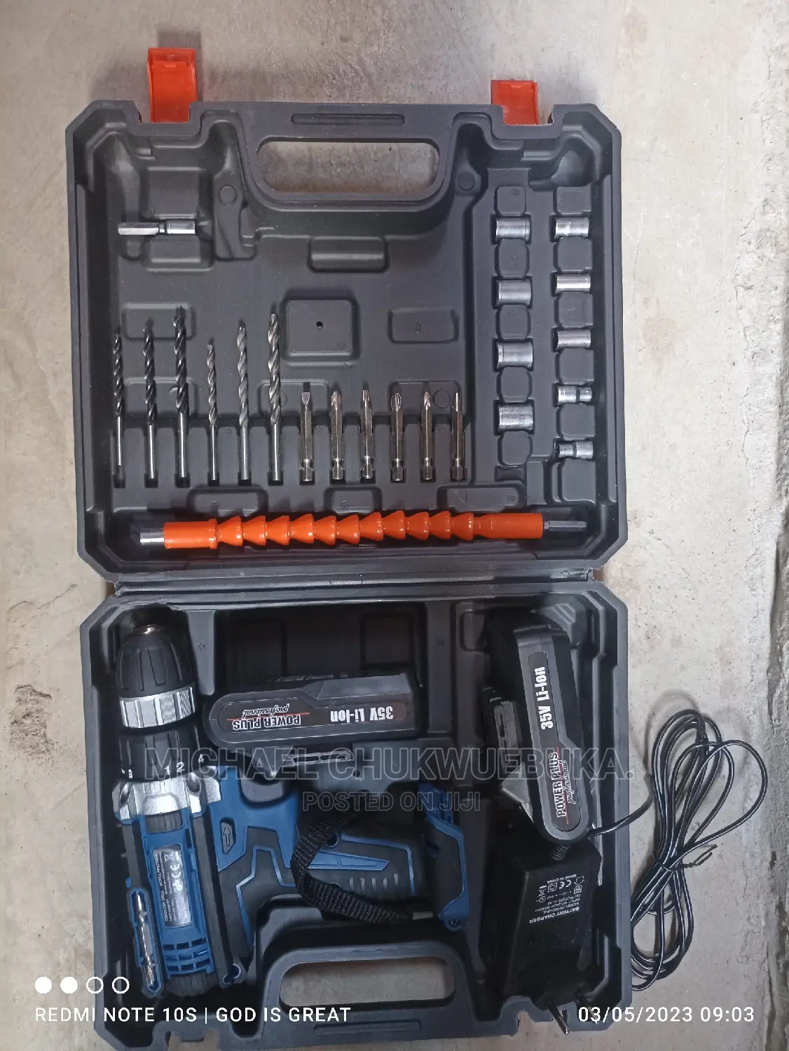 Cordless Drilling Machine 35v Power Plus