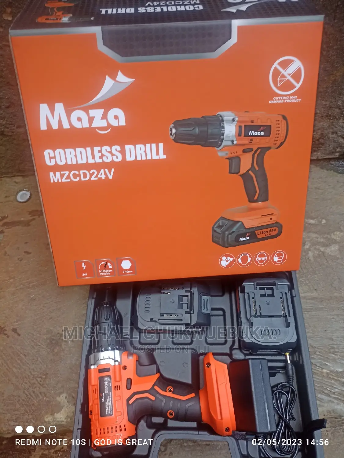 Maza Cordless Drill 24volts