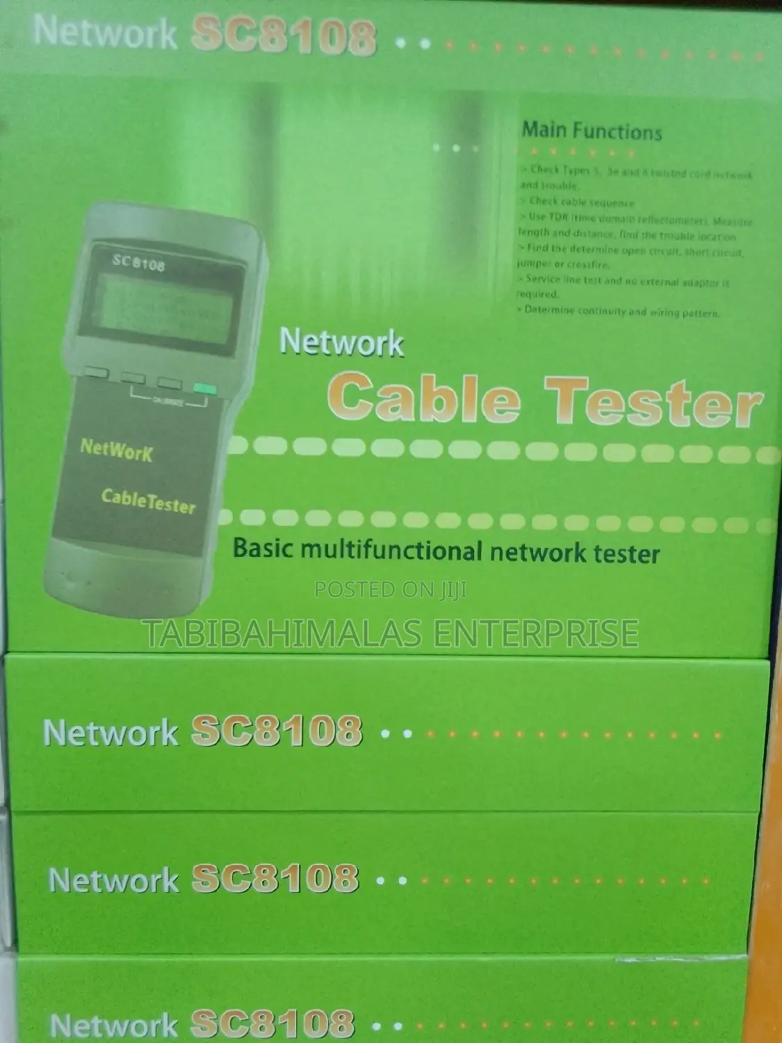 Sc8108 Network Cable Tester