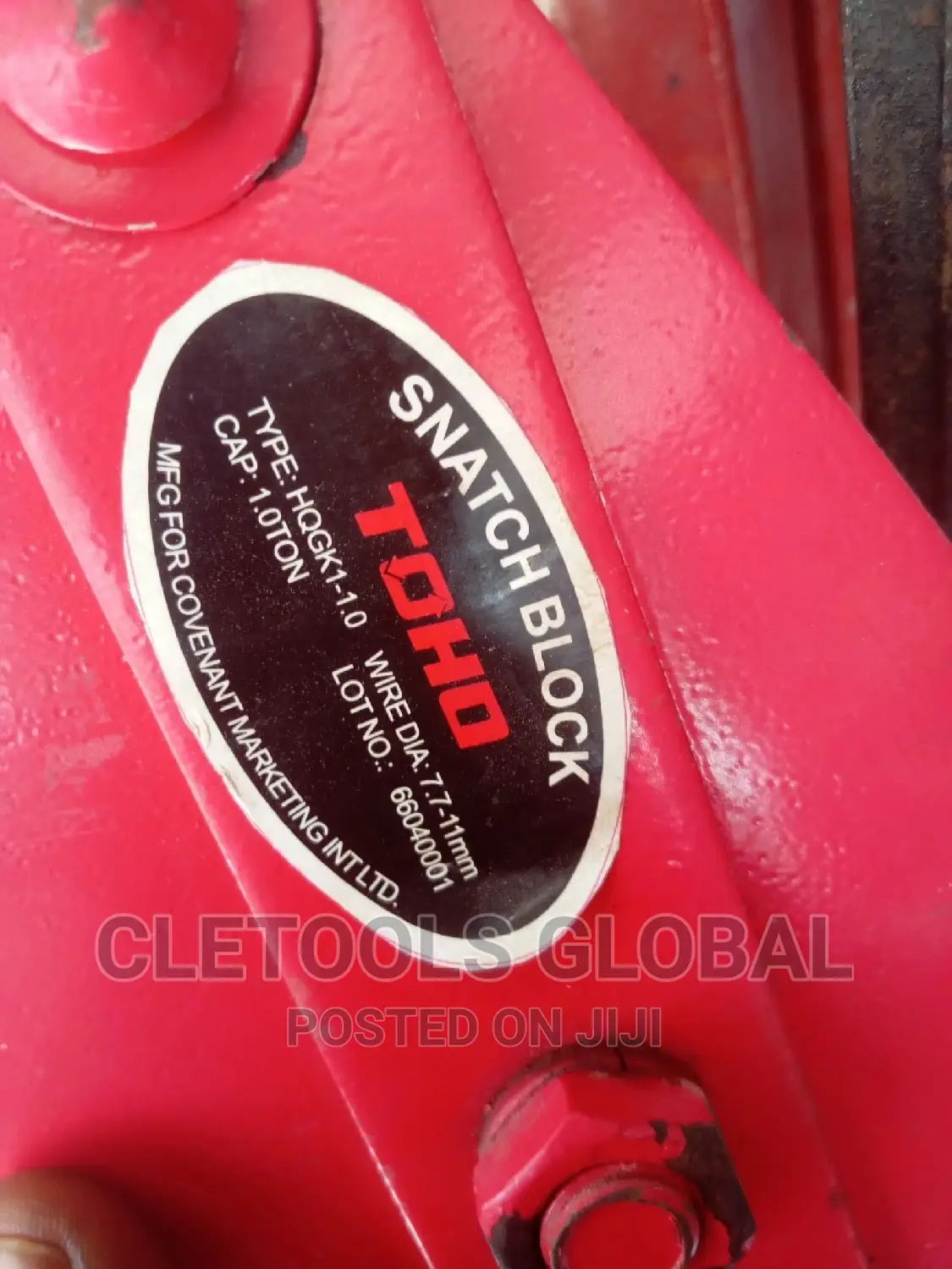 Wire Rope Pulley Block 1ton