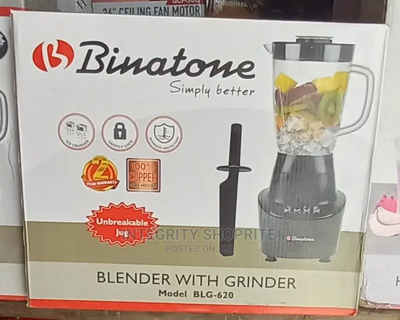 Binatone Blender/Grinder BLG620 1.5L in Lagos Island (Eko) Kitchen