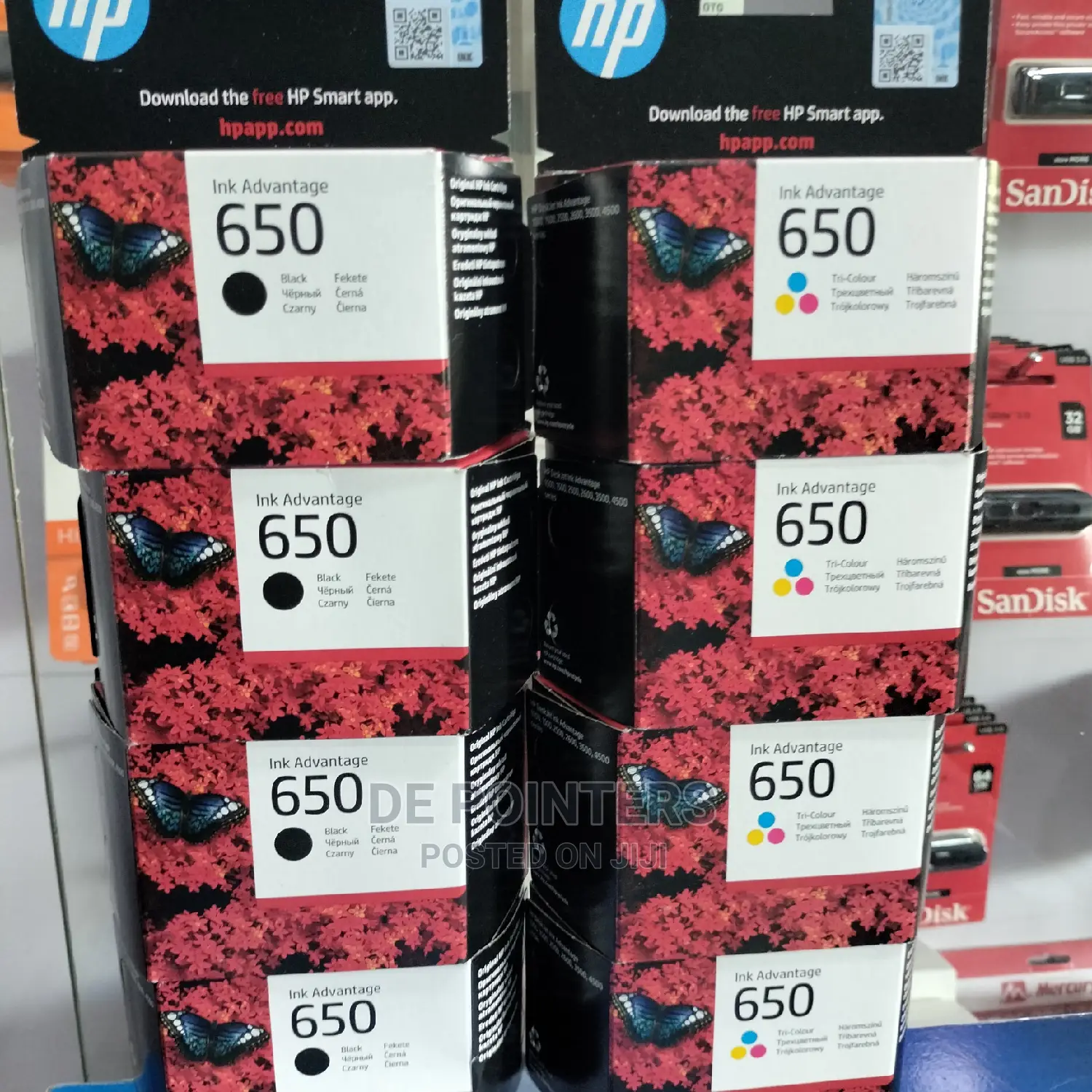 HP 650 Ink Consumable