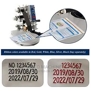 Expiry Date Coding Machine Batch Code Ribbon Printer
