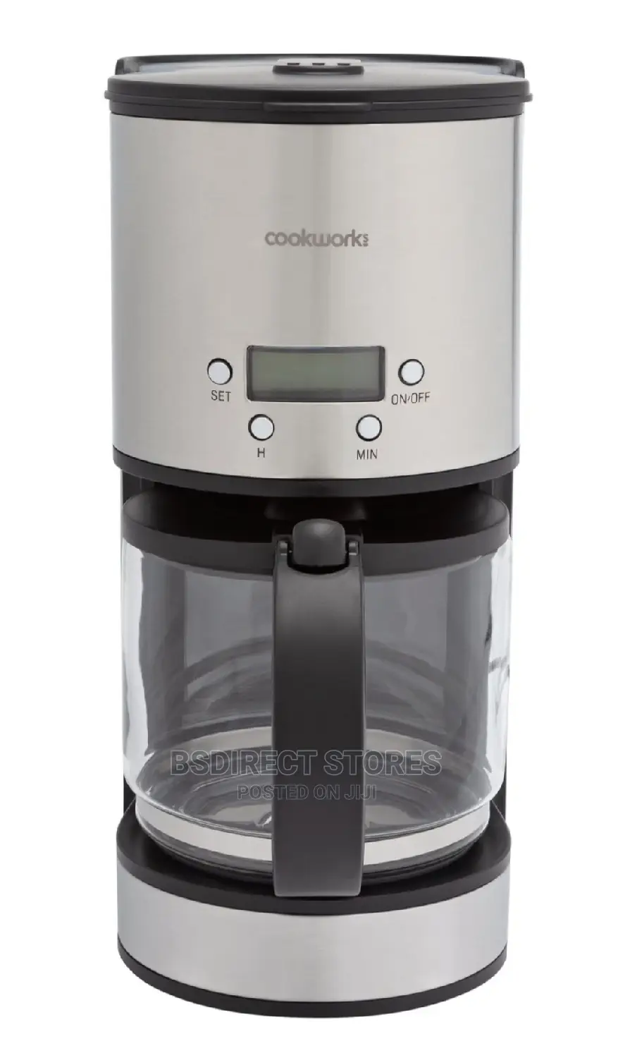 Cookworks Filter Coffee Machine With Timer 12 Cups Capacity