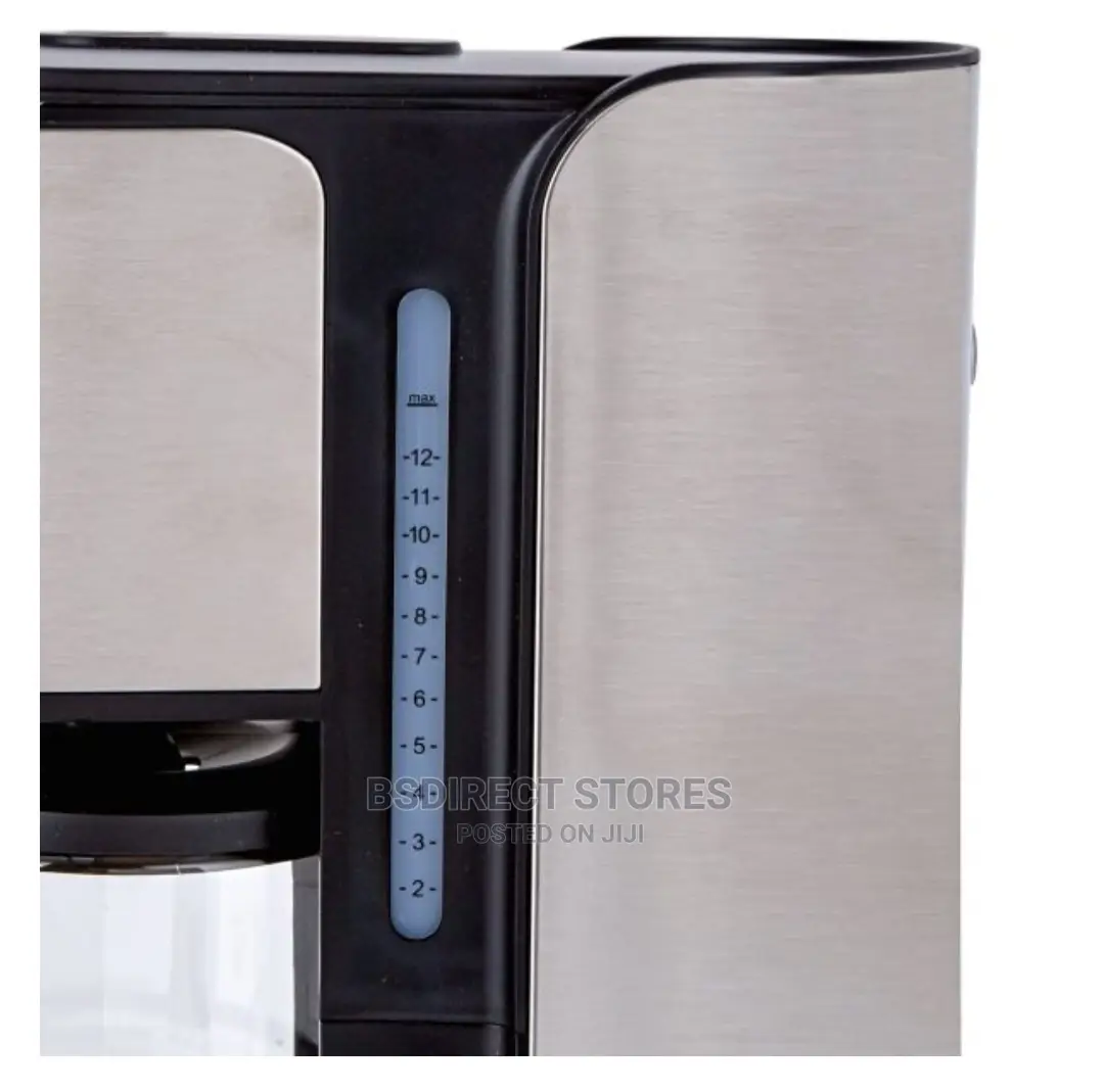 Cookworks Filter Coffee Machine With Timer 12 Cups Capacity
