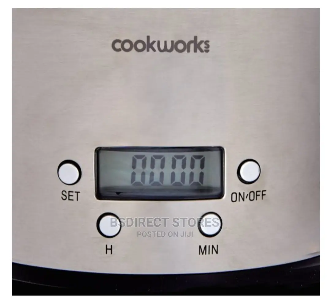 Cookworks Filter Coffee Machine With Timer 12 Cups Capacity
