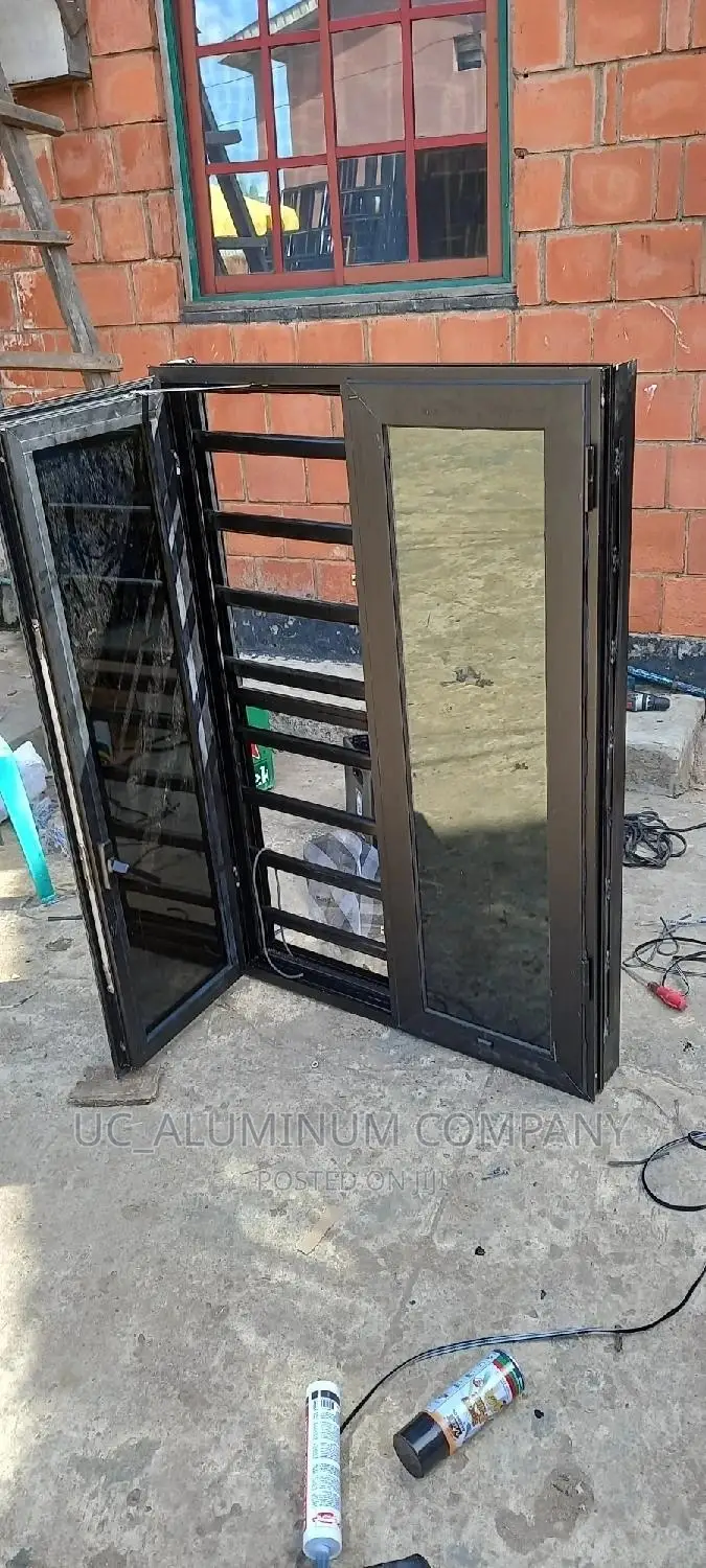 EBM Casement Window With Burglary and Net in Alimosho Windows, Uche