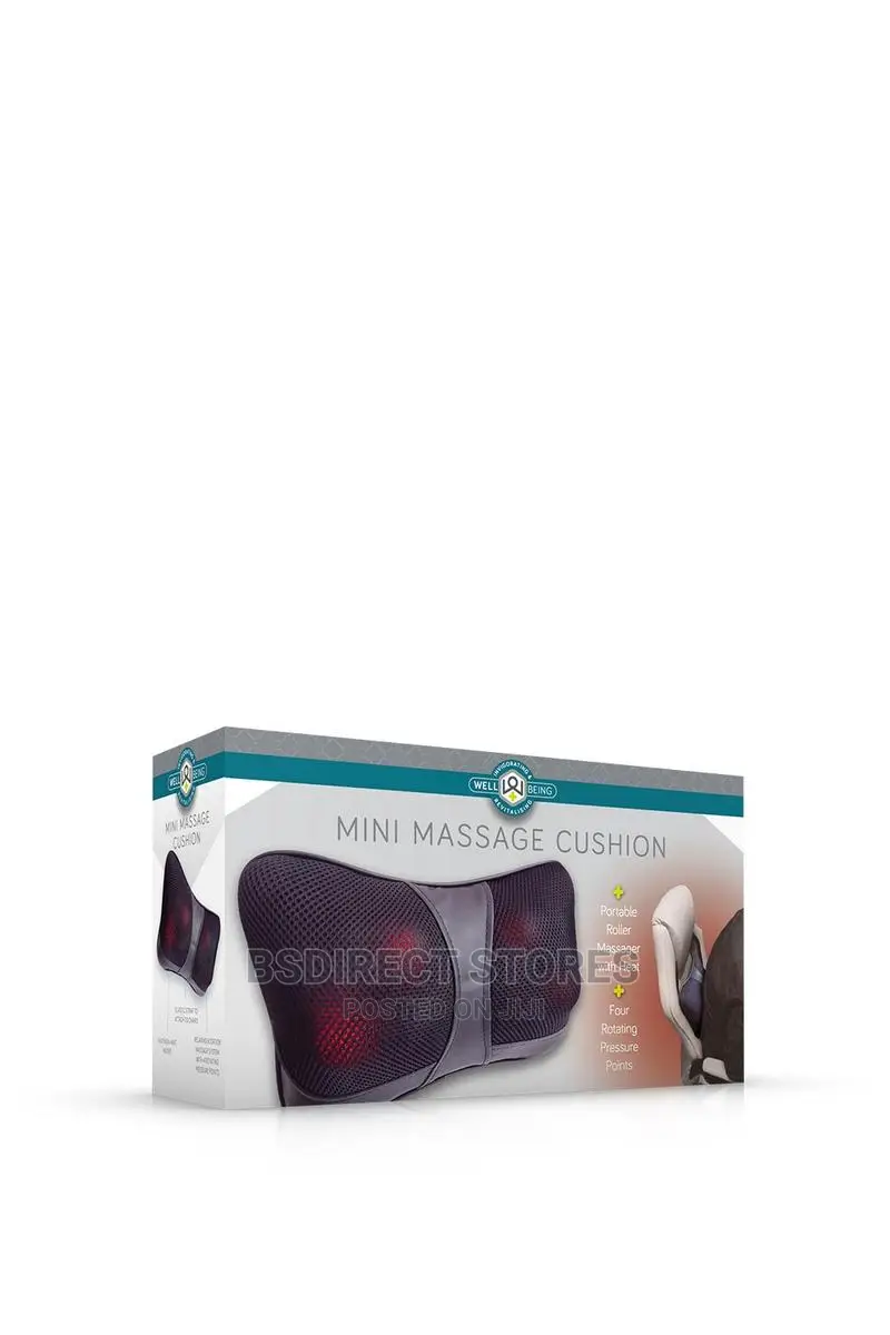 Wellbeing Mini Roller Massage Cushion Mains Powered Wit Heat