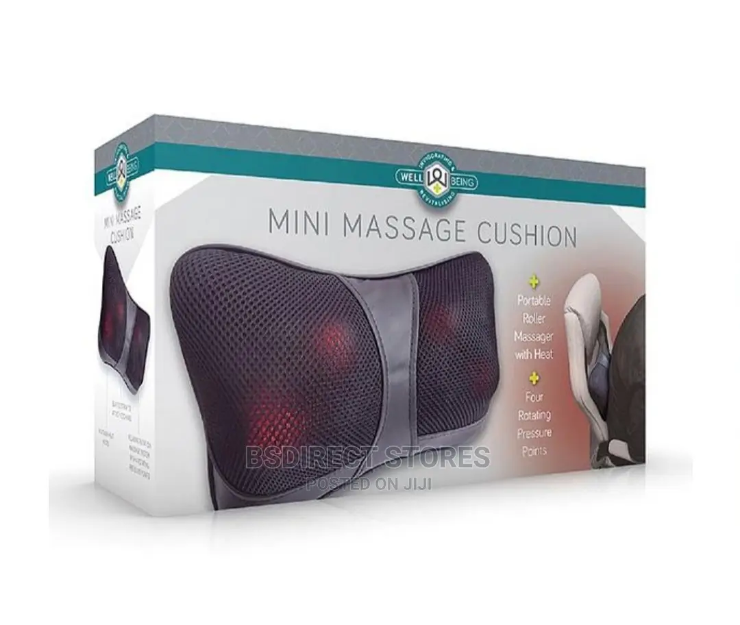 Wellbeing Mini Roller Massage Cushion Mains Powered Wit Heat