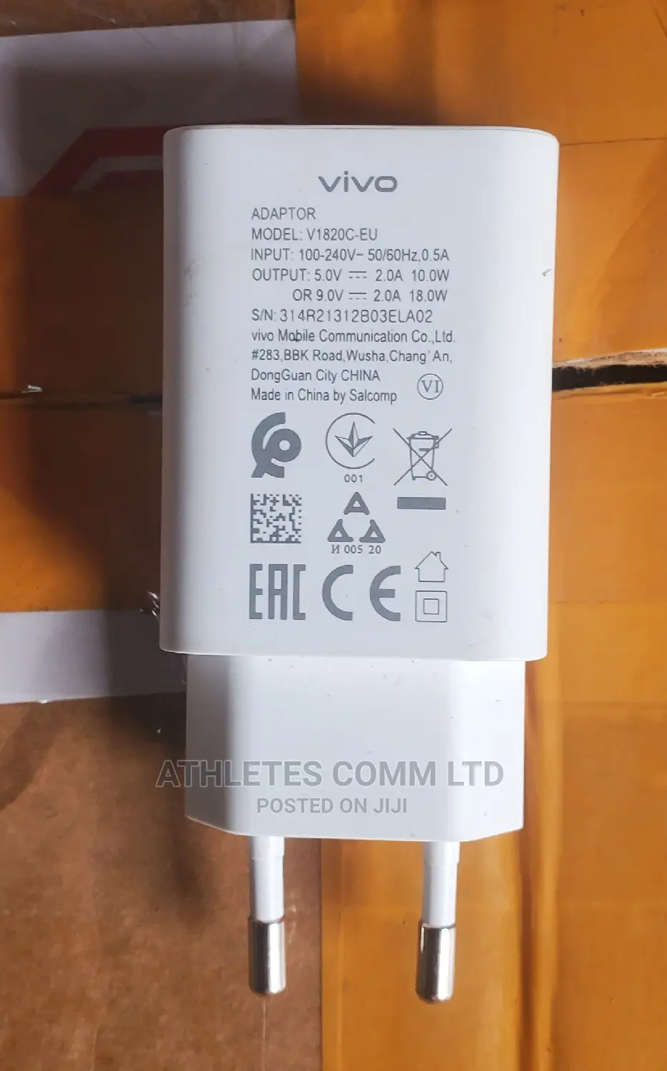 Original 18w Vivo Charger