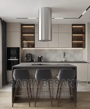 Contemporary Kitchen Interior Design With Accessories