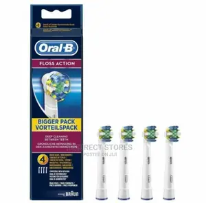 Oral- B Floss Action Electric Toothbrush Head Pack Of 4