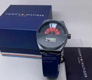 Original TOMMY HILFIGER Rubber Strap Watch Available Instore