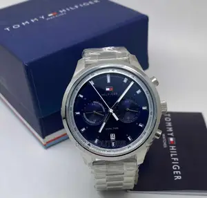 Original TOMMY HILFIGER Silver Steel Available in Store