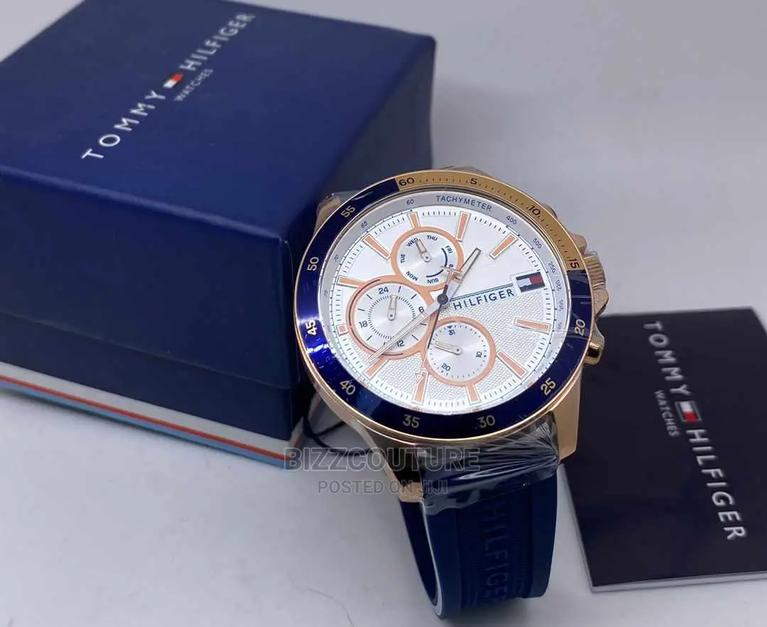 Original TOMMY HILFIGER Rubber Strap Available in Store