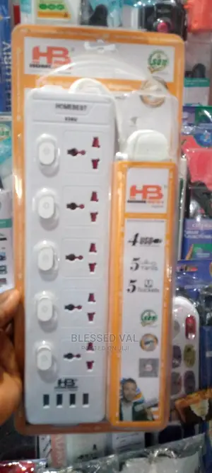 Hb Extension 5 Way With 4usb