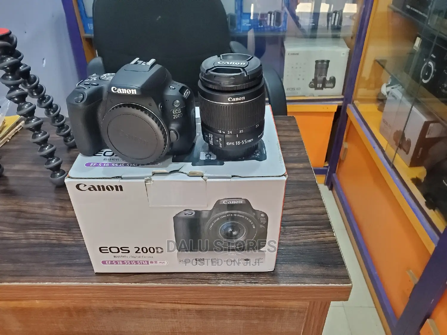 Canon EOS 200D DSLR Camera With 18-55mm Lens - DALU STORES Price: ₦ ...