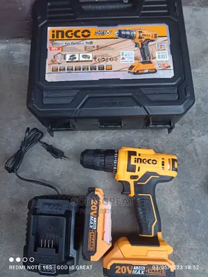 Ingco Lithium Cordless Drilling Machine 20v