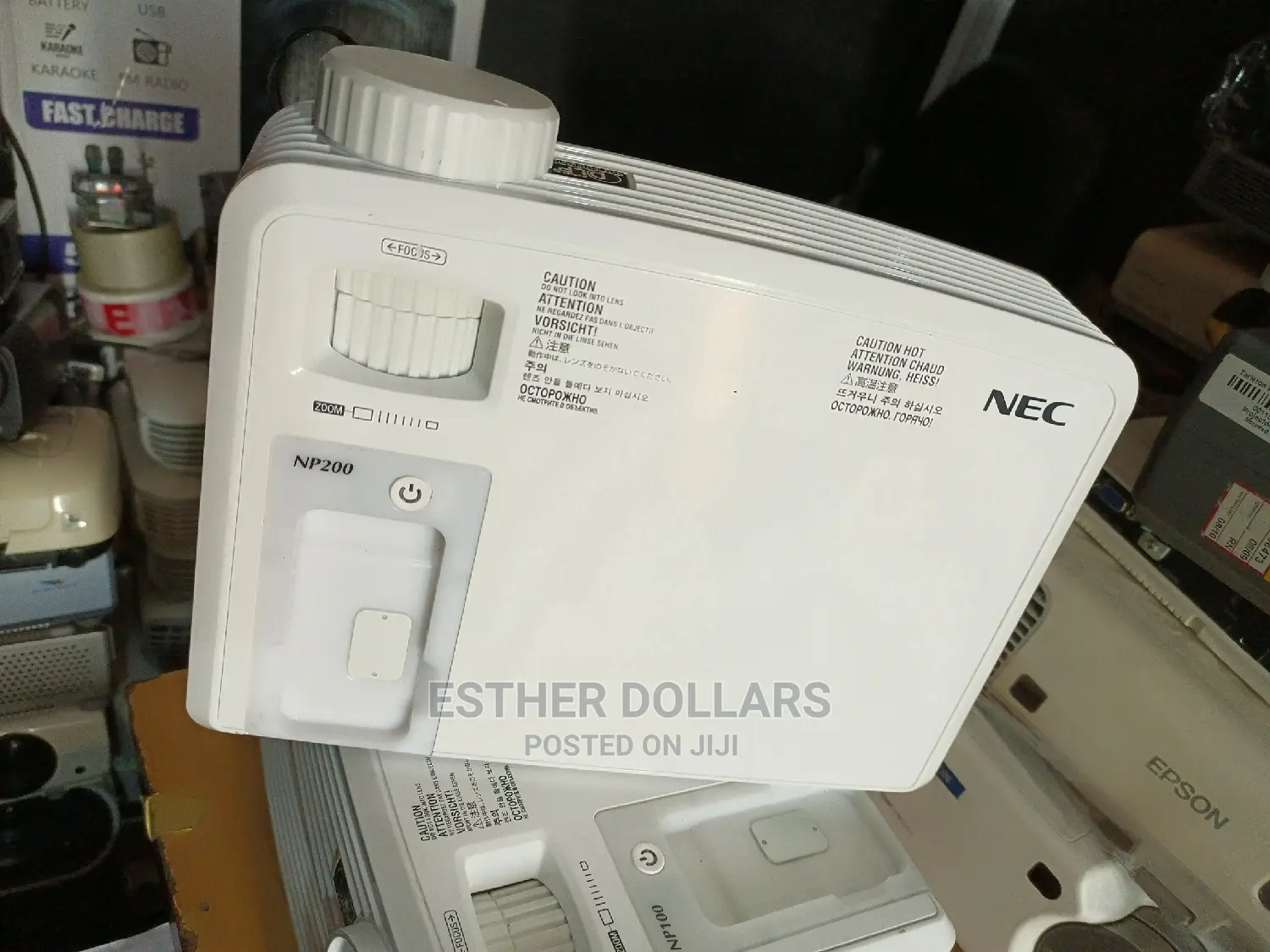Potable White Nec Projector for Private Use