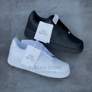 Original Nike Air Force 1 Low White Black Sneakers