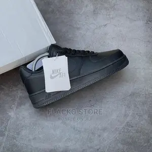 Original Nike Air Force 1 Low White Black Sneakers
