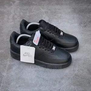 Original Nike Air Force 1 Low White Black Sneakers