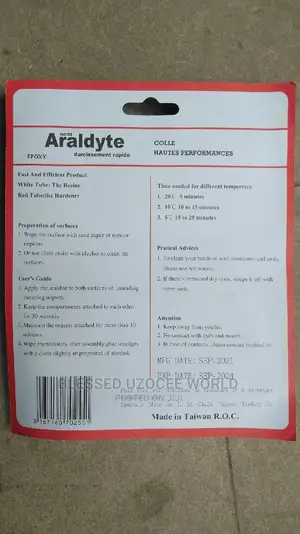 Araldyte Standard Epoxy Adhesive 4 Mins Glue Gum