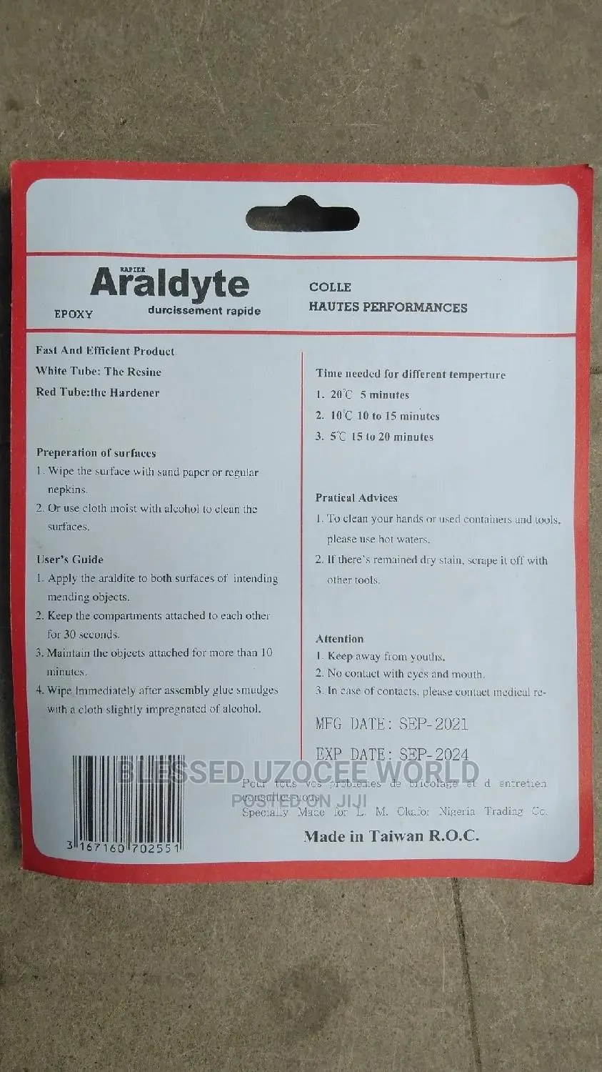Araldyte Standard Epoxy Adhesive 4 Mins Glue Gum