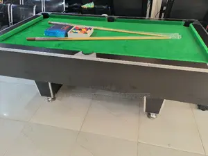 7ft Snooker Pool With Green Felt