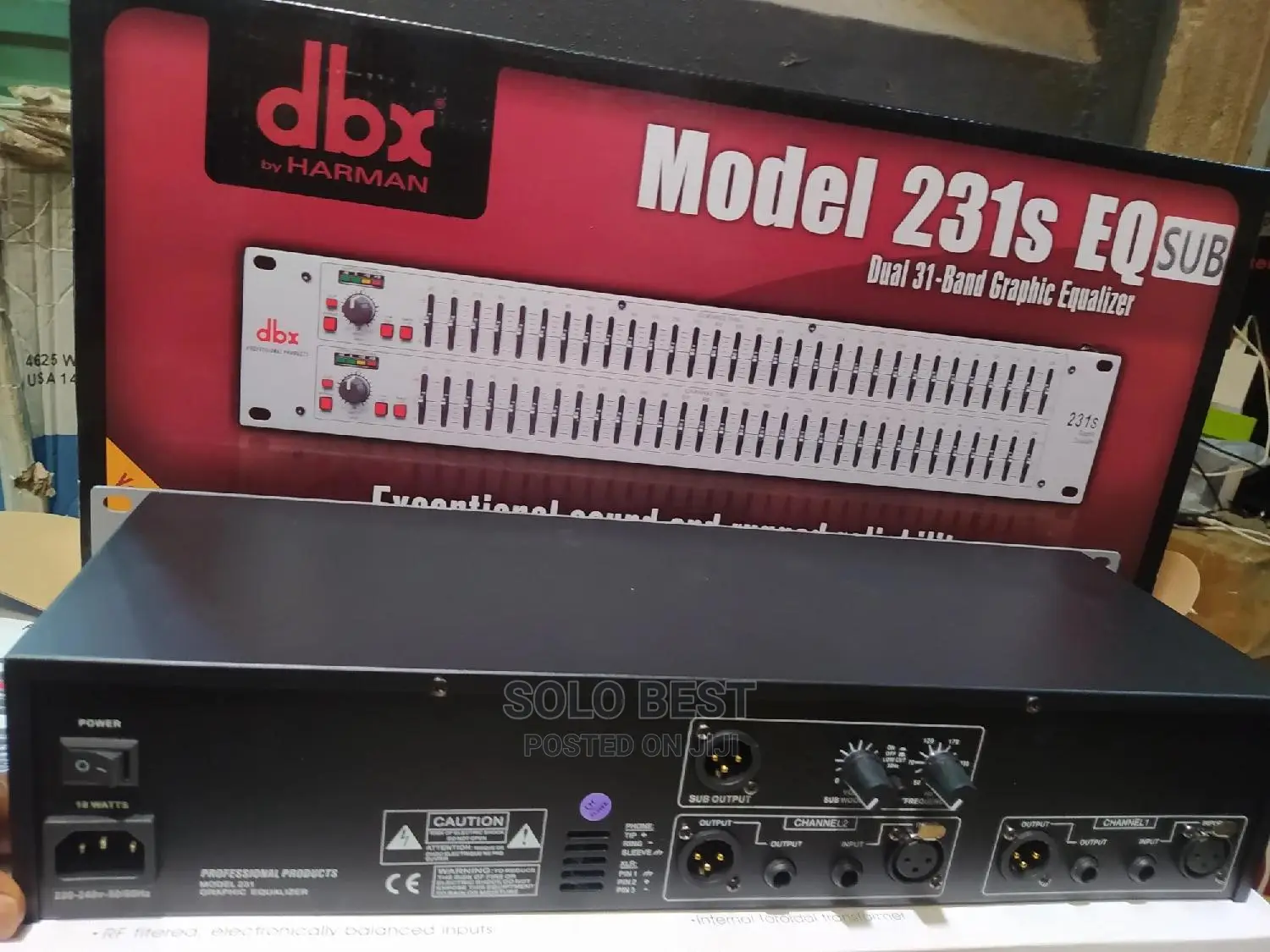 DBX Double Equaliser Subout.
