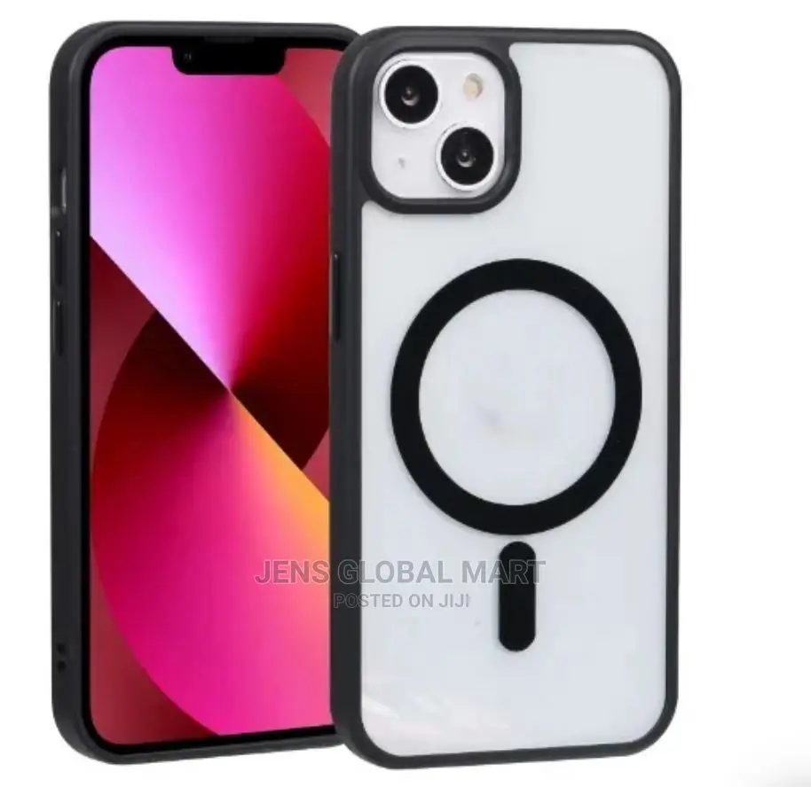 Magnetic Magsafe Clear Back Case for iPhone 14