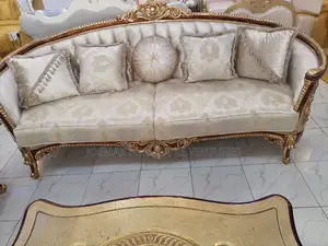 Quality 8 Seater Living Room Fabric Made Royal Sofa Chair.