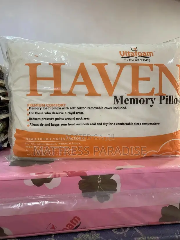 Vitafoam Haven Memory Pillow in Lagos Island Eko Home Accessories Mattress Paradise Jiji.ng