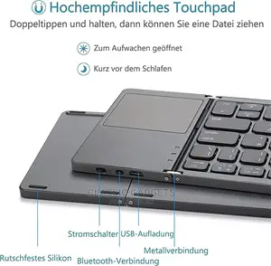 BO33 Wireless Bluetooth Ultra Slim Foldable Keyboard