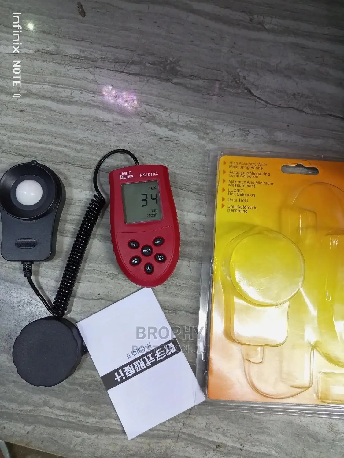Digital Light Meter High Accuracy Photometer Lux Meter