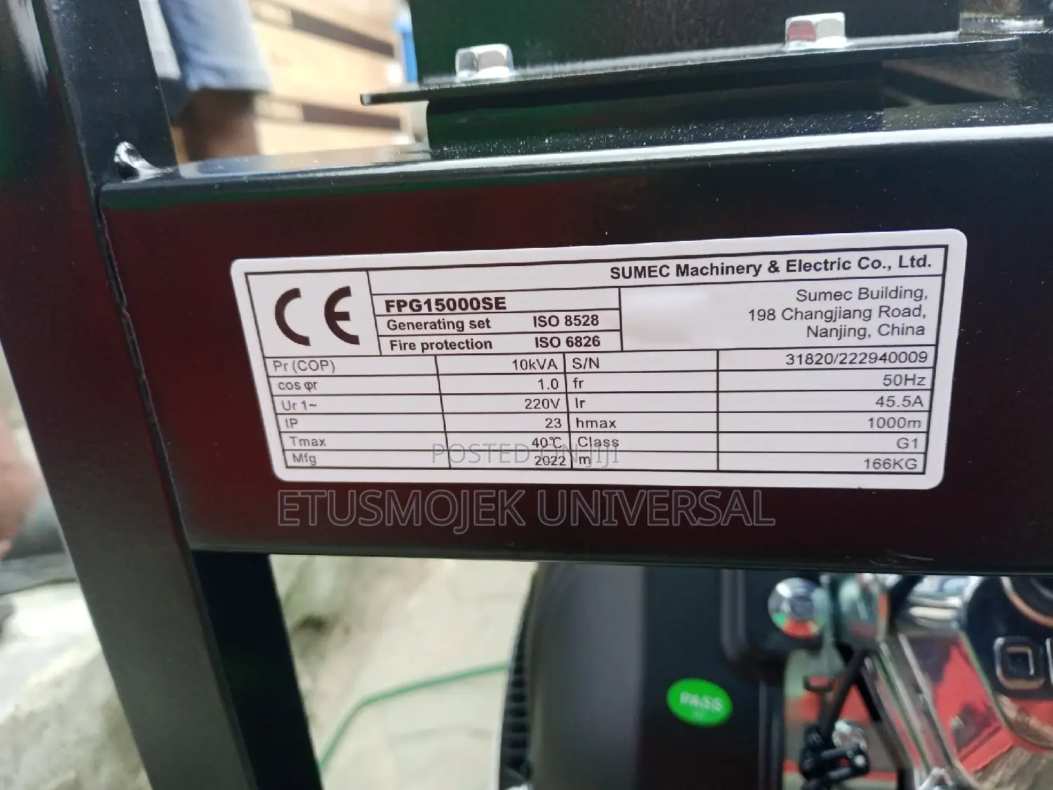 Complete 10/12kva Rated Firman Petrol Generator