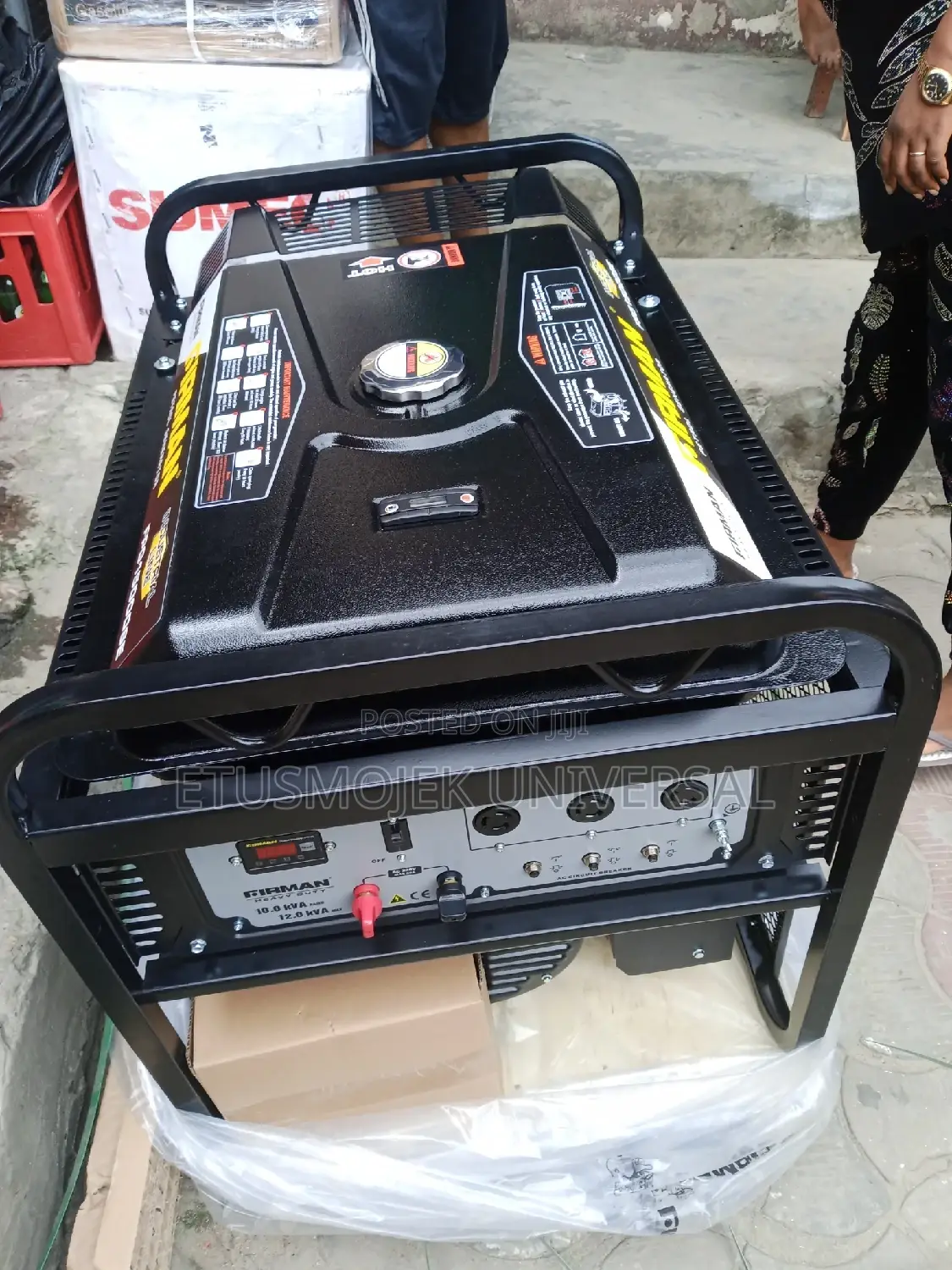 Complete 10/12kva Rated Firman Petrol Generator