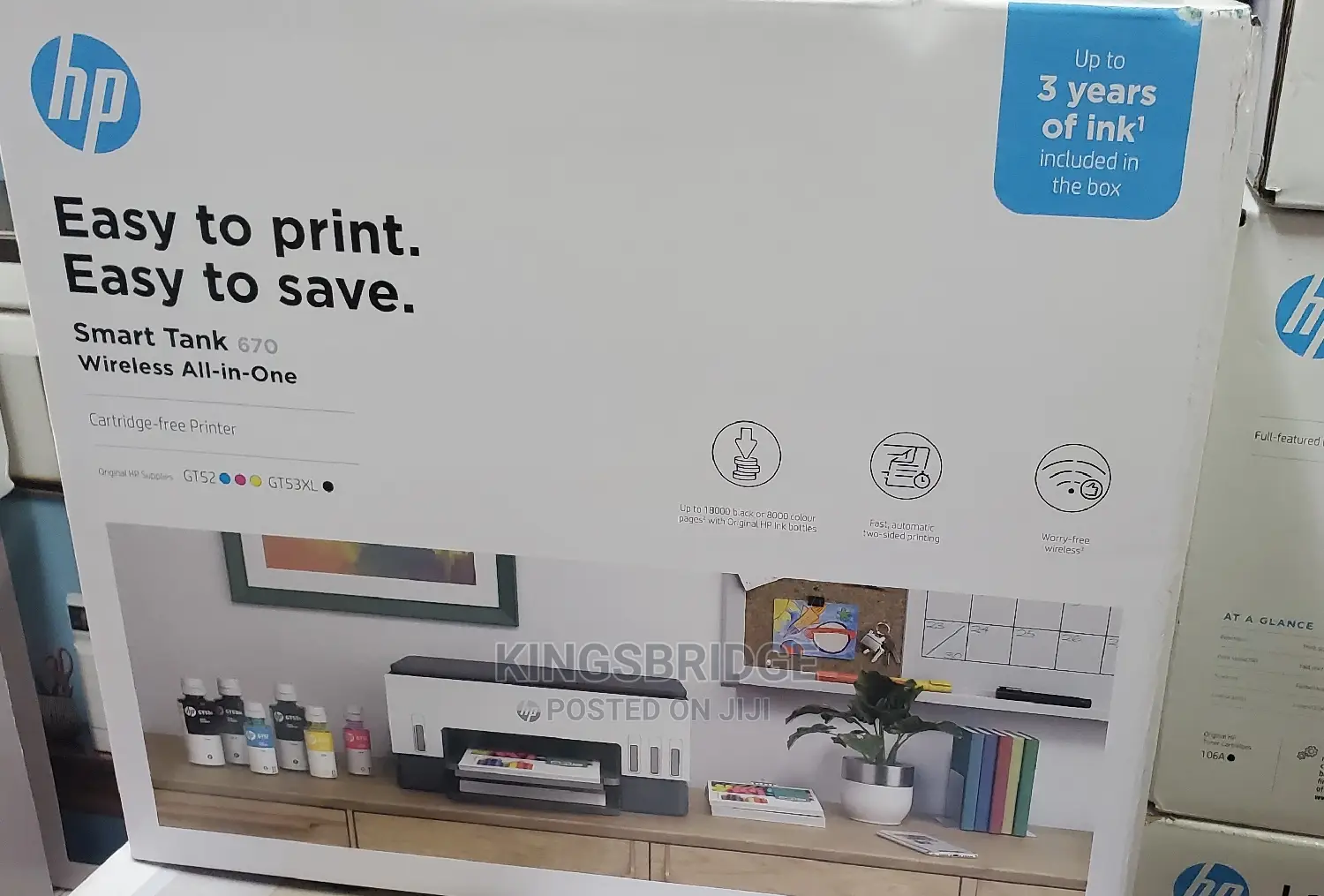 Hp Smart Tank 670 Wireless Printer