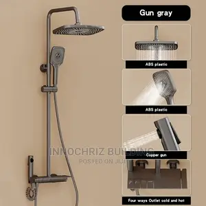 Grey Piano Shower Mixer (G8627S)