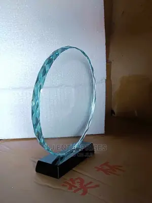 Glass Award Plaque J90