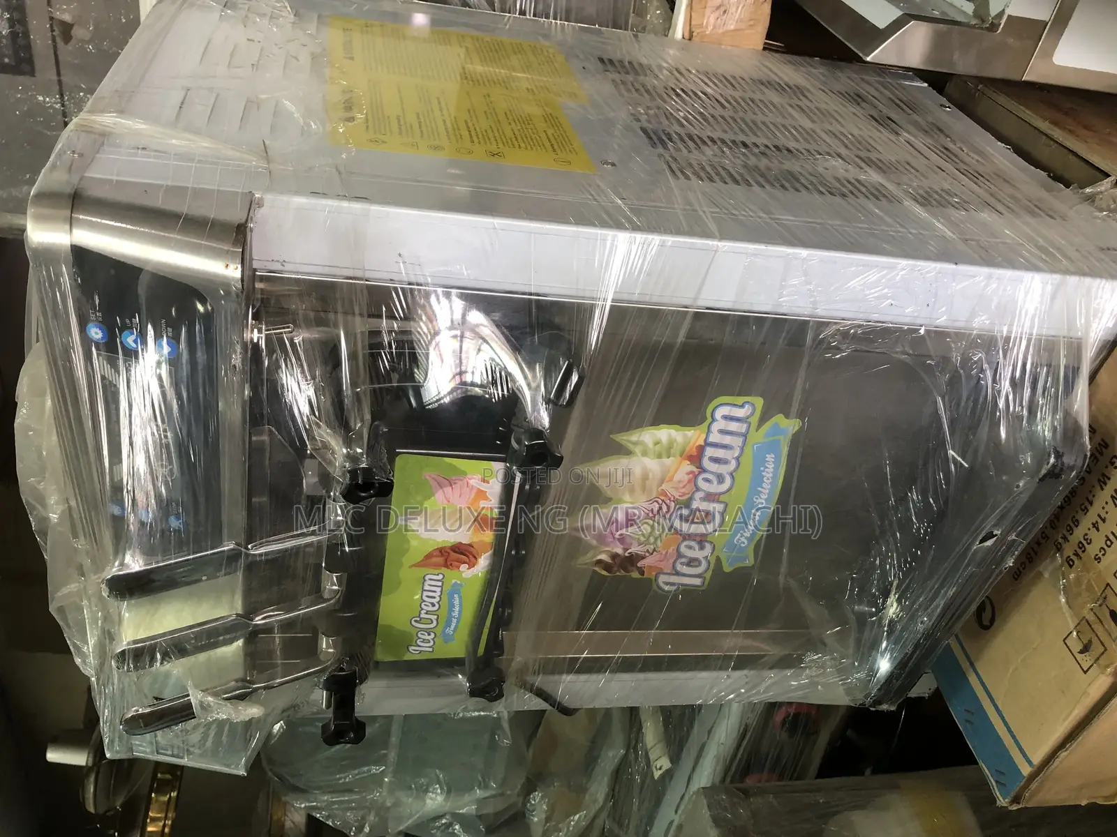 20L Per Hour Table Top Ice Cream Machine/3 Nussle S/S Handle