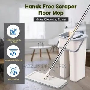 Scratch Mop With Microfiber Head