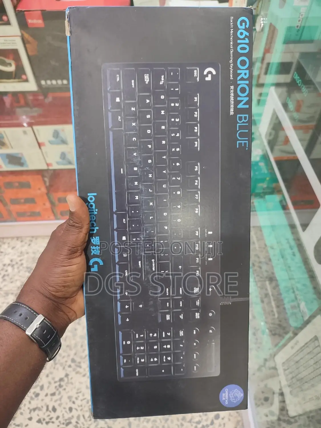 Logitech G610 Orion Blue Backlit Keyboard Wired Gaming