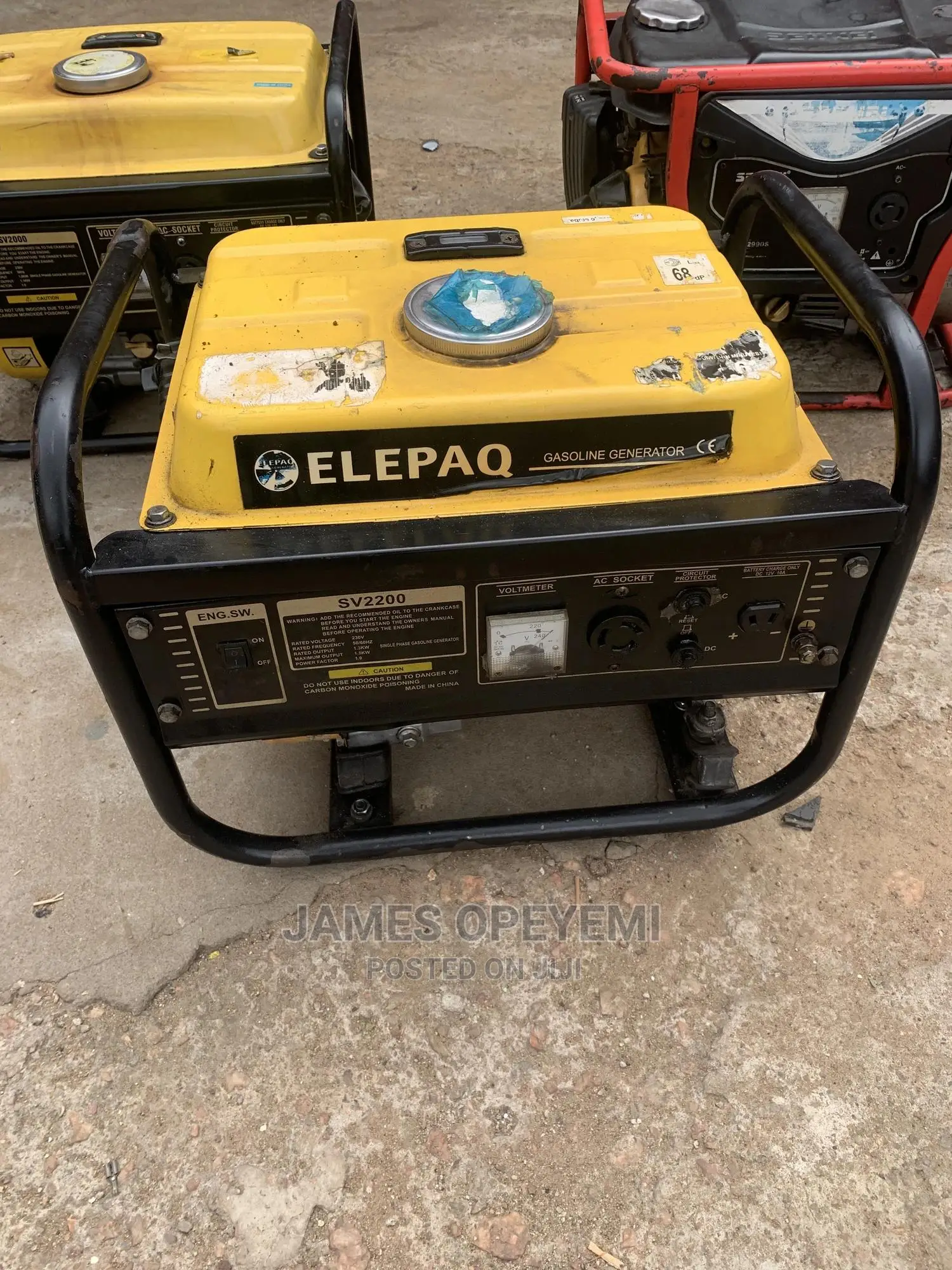 1.8kva Elepaq Generator