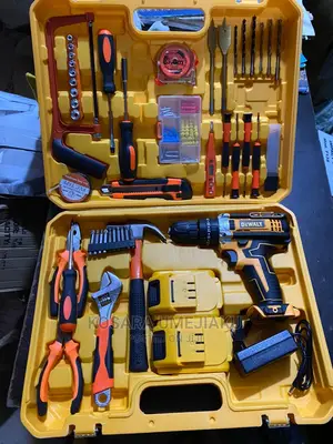 Dewalt Cordless 36v Drill Set With